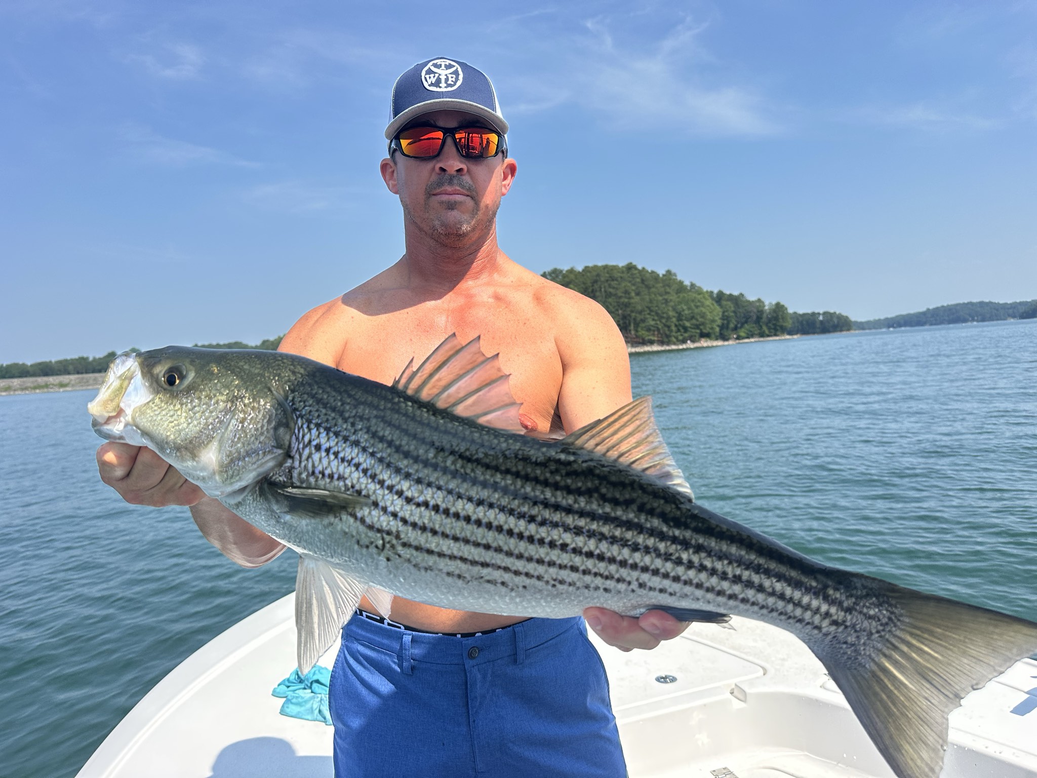 Trophy Stripers Heat Up Lake Lanier