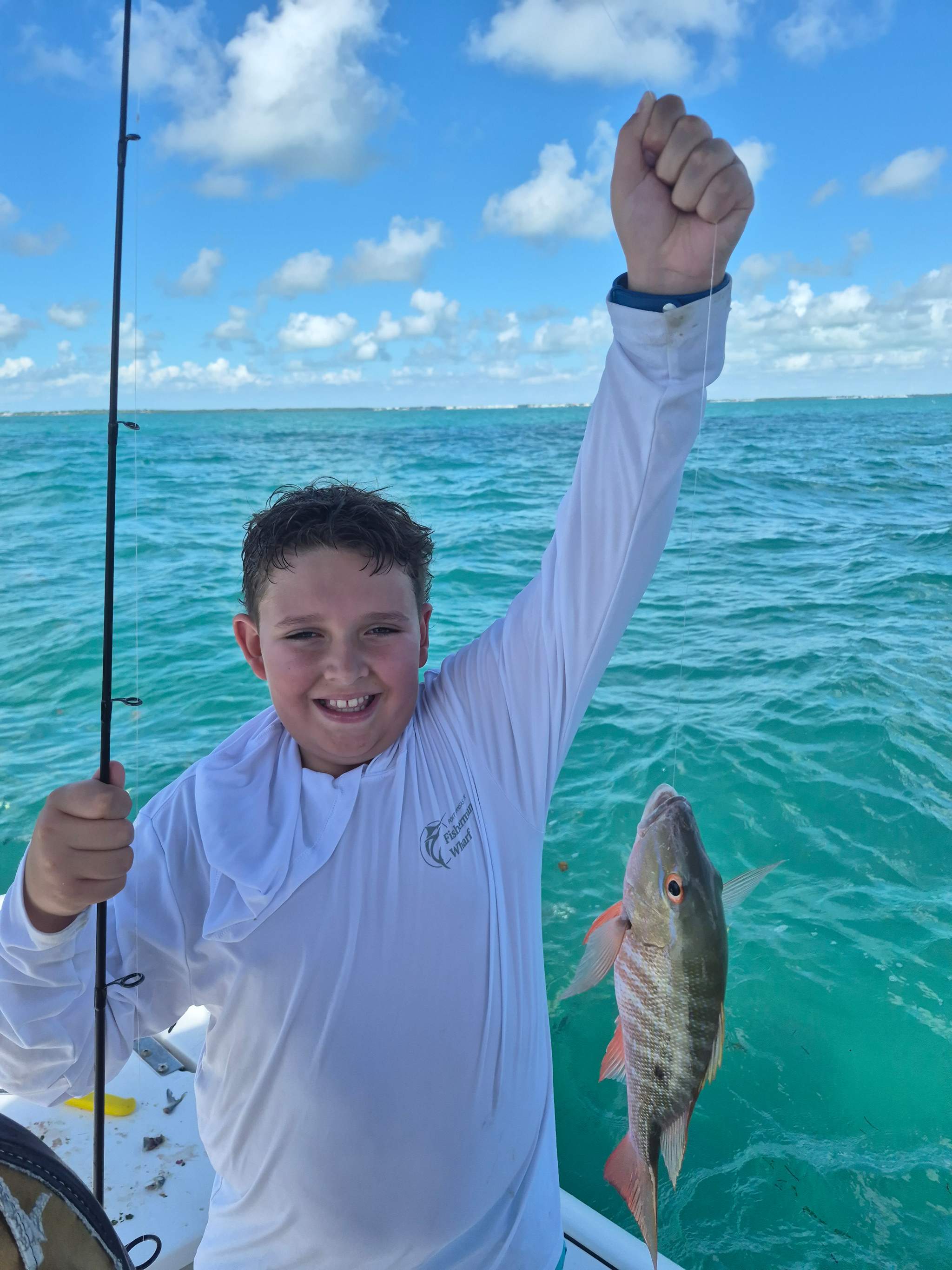 Lane snapper caught out of Key Largo, Oct 15, 2026