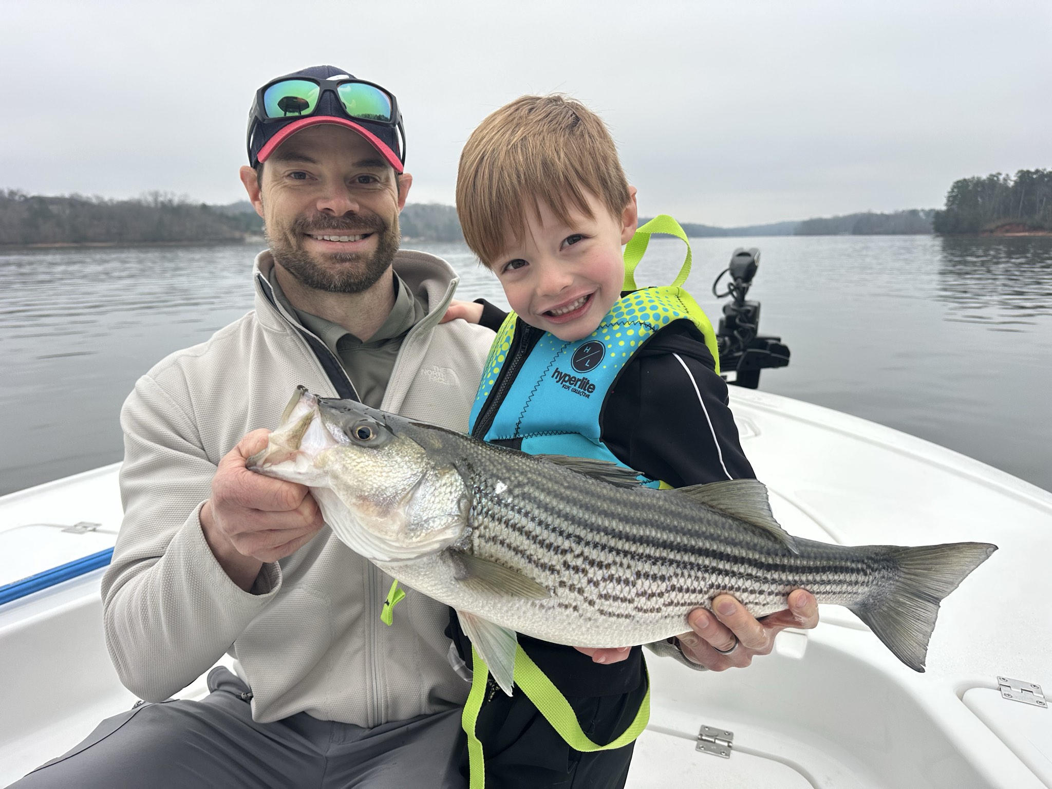 February Striped Bass Action On Lake Lanier