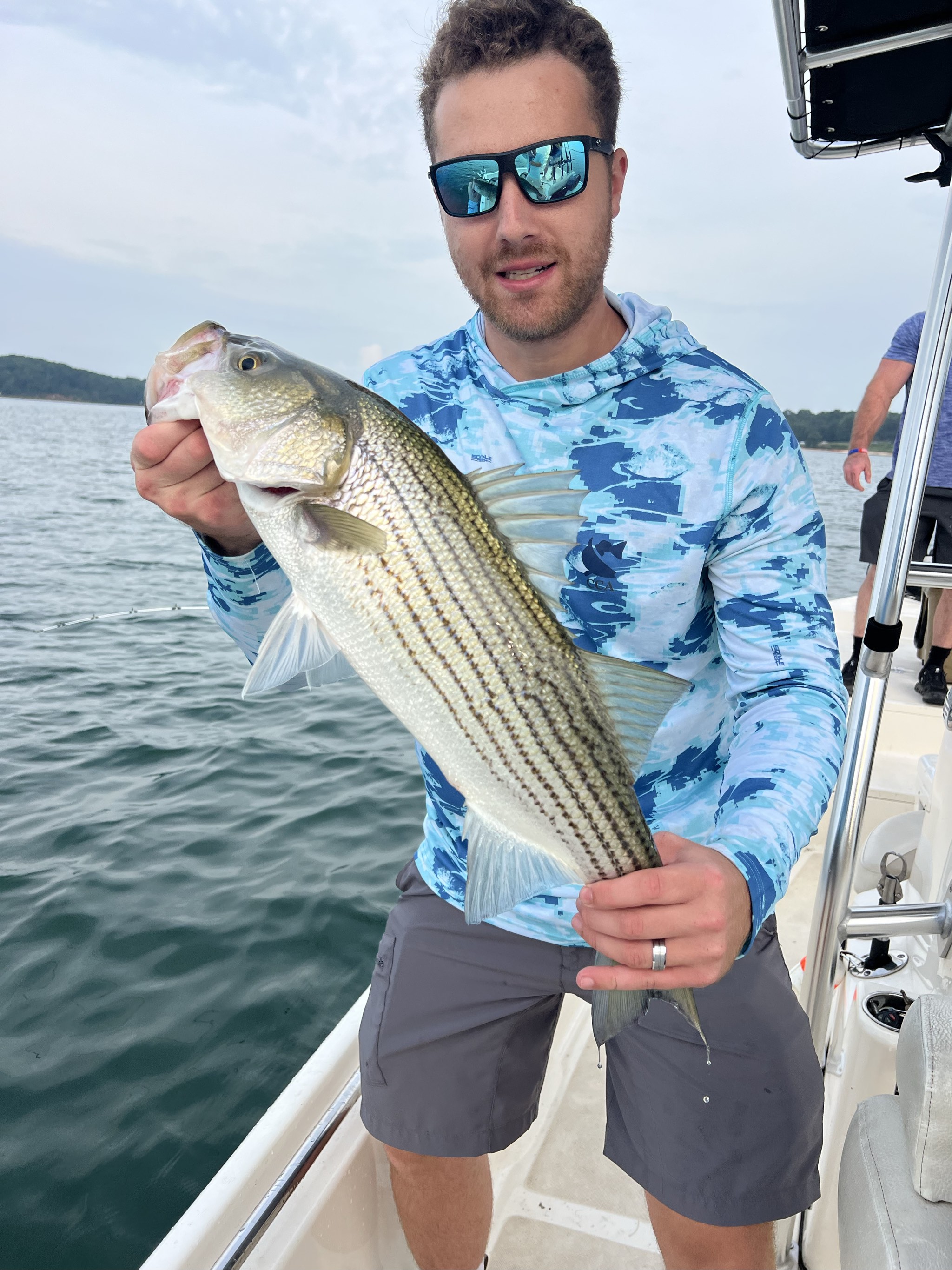 Striped Bass Action On Lake Lanier