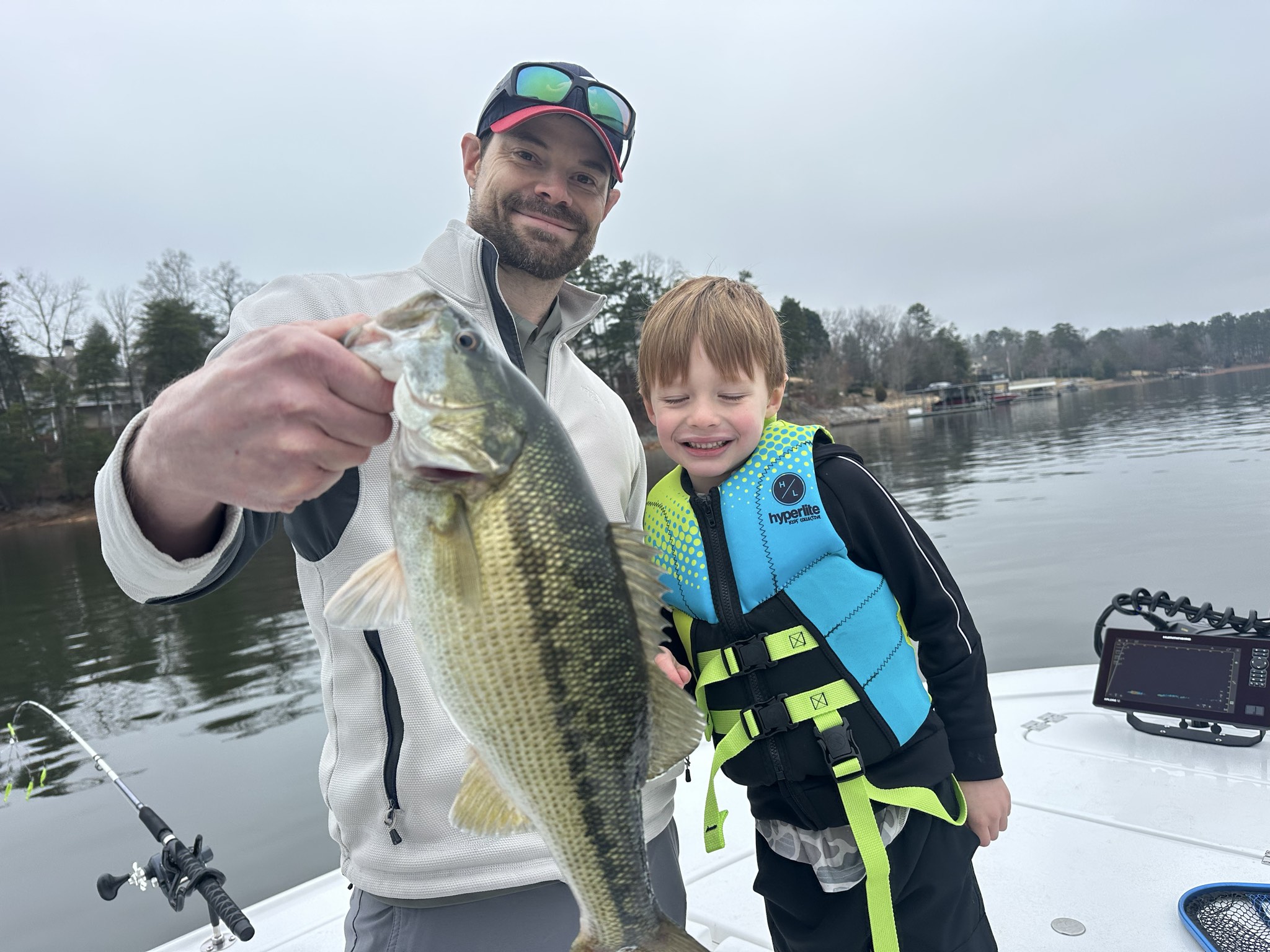 February Bass Action at Lake Lanier