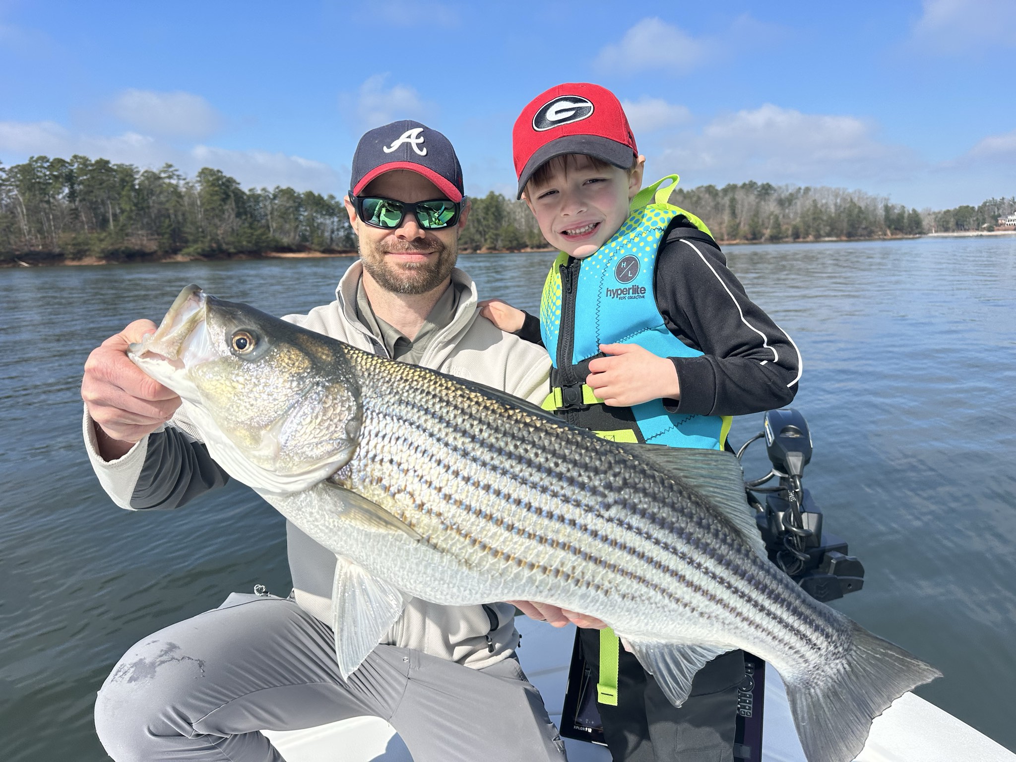 February Striped Bass Action On Lake Lanier