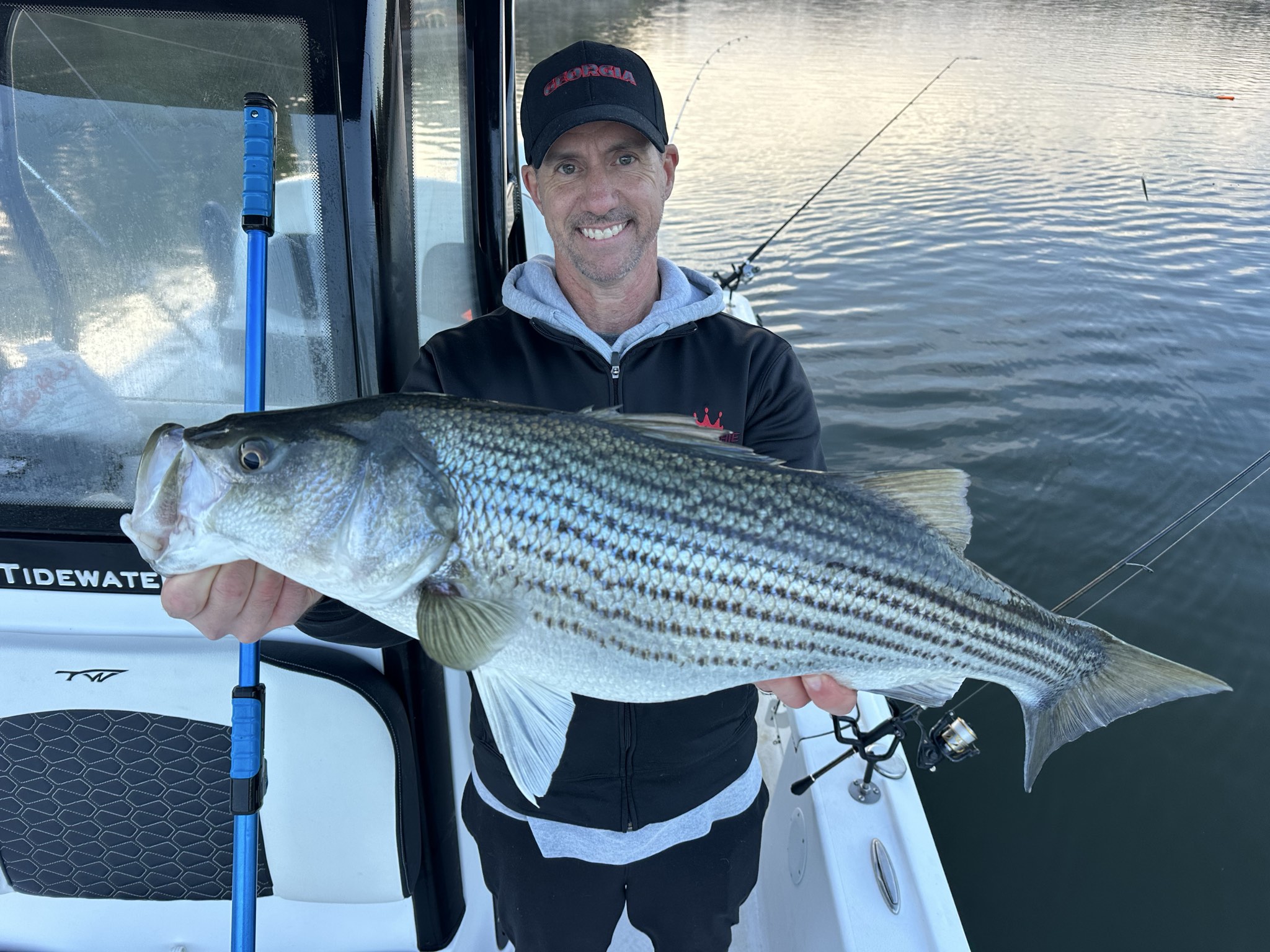 April Striped Bass And Spotted Bass On Lake Lanier
