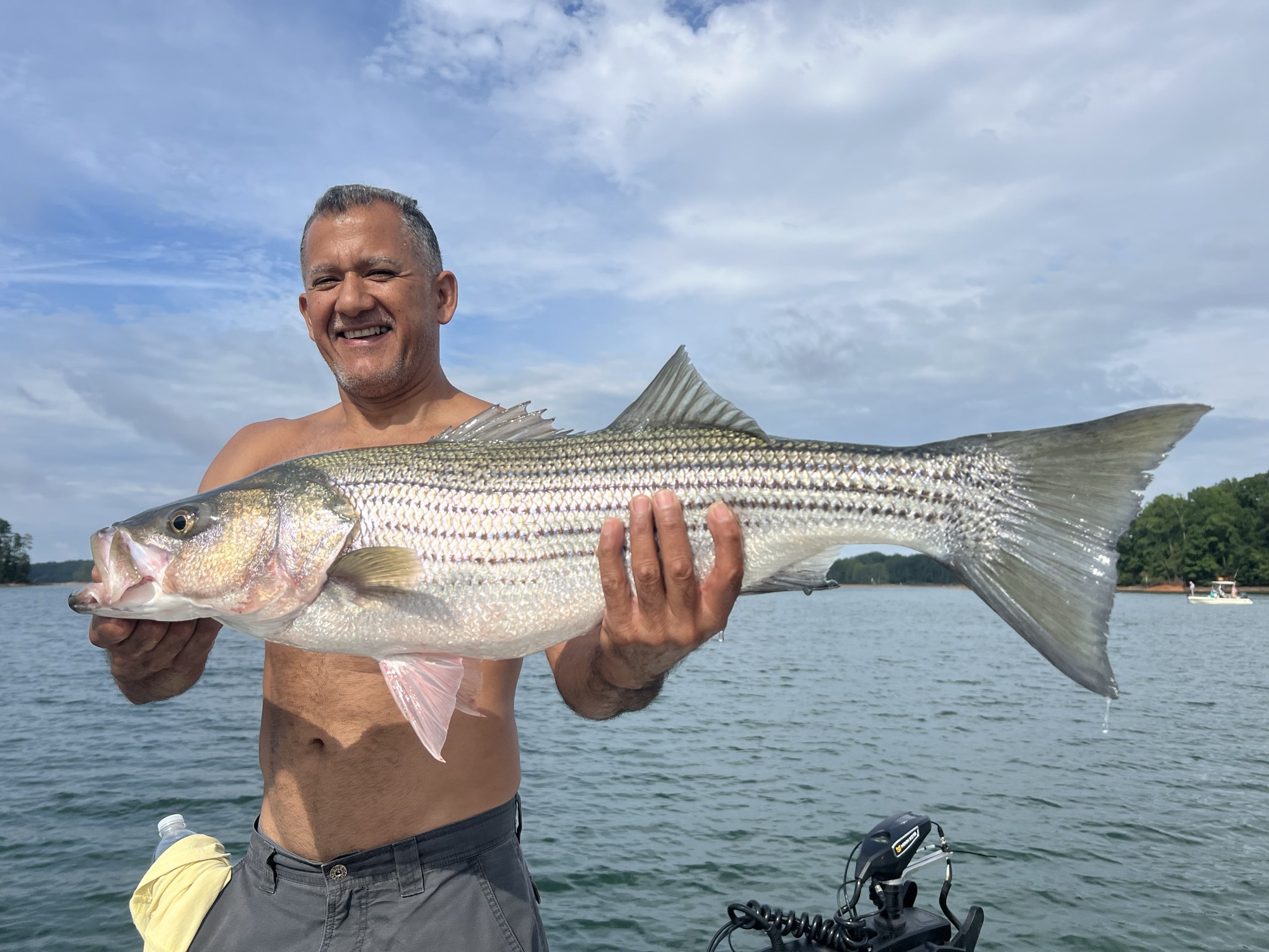 Trophy Stripers Dominate Lake Lanier July