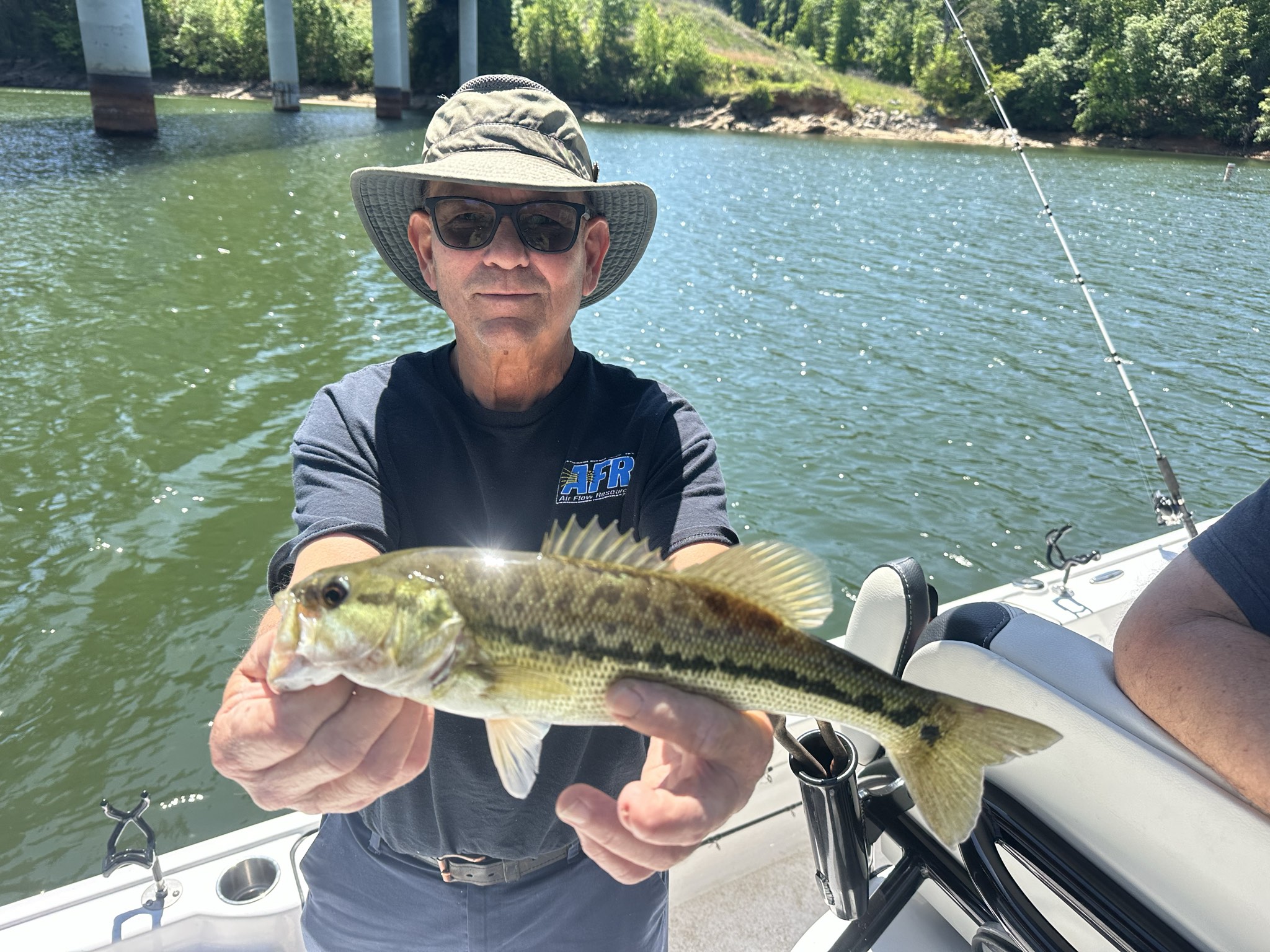 Striped Bass And Spotted Bass On Lake Lanier