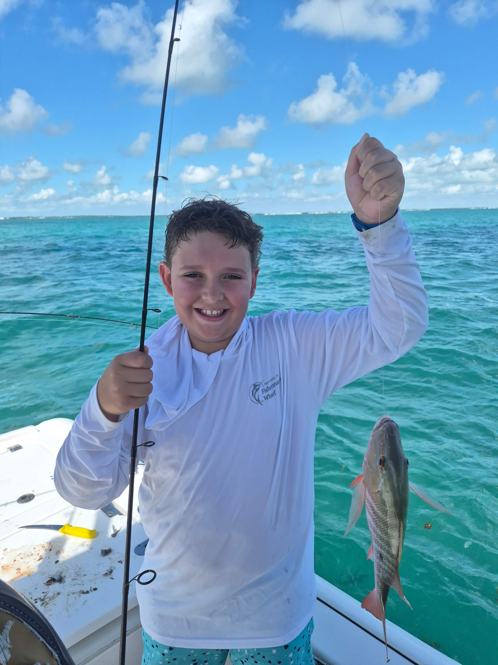 Lane snapper caught out of Key Largo, Oct 15, 2026