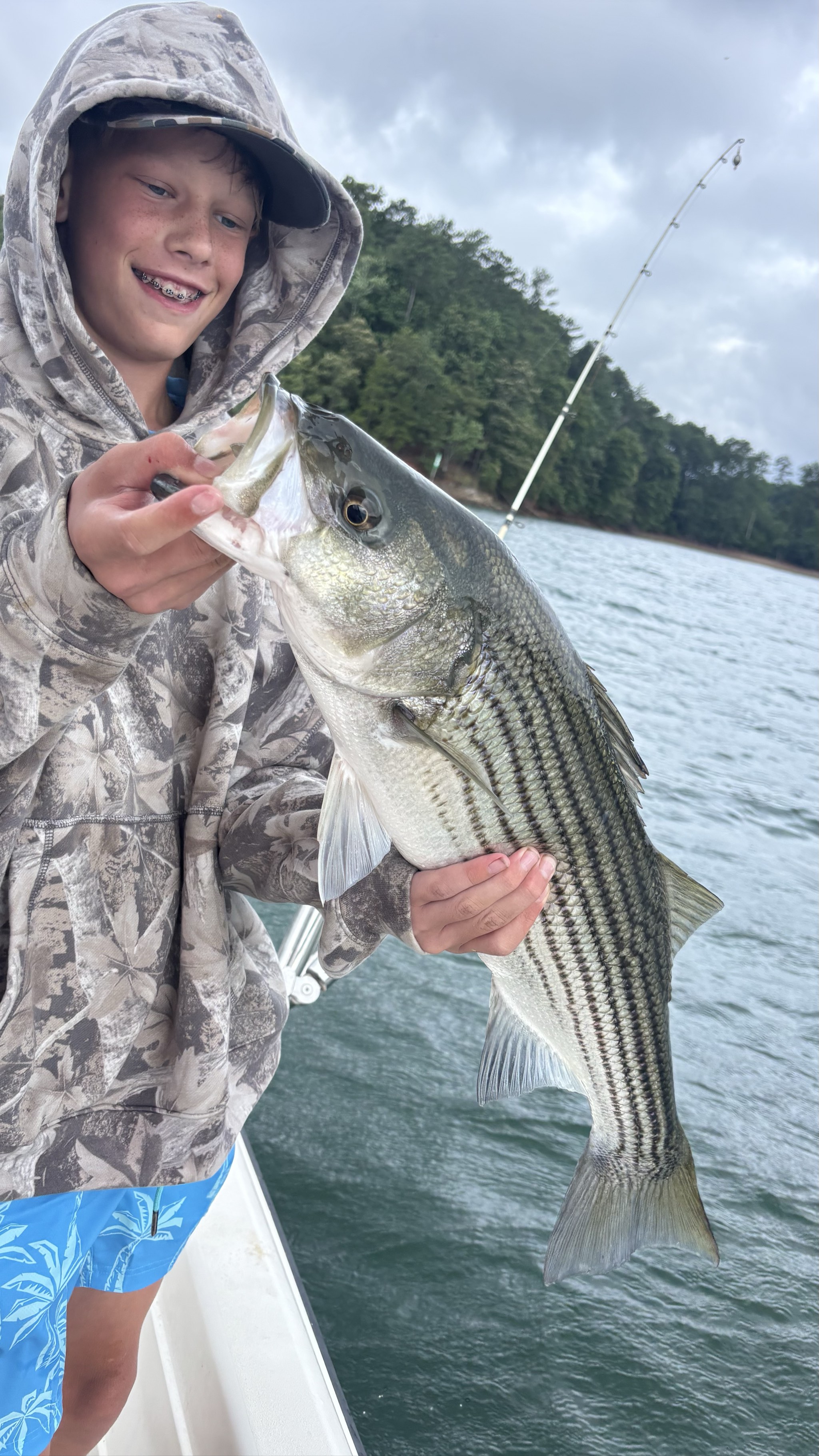 Trophy Gar and Stripers Light Up Lake Lanier