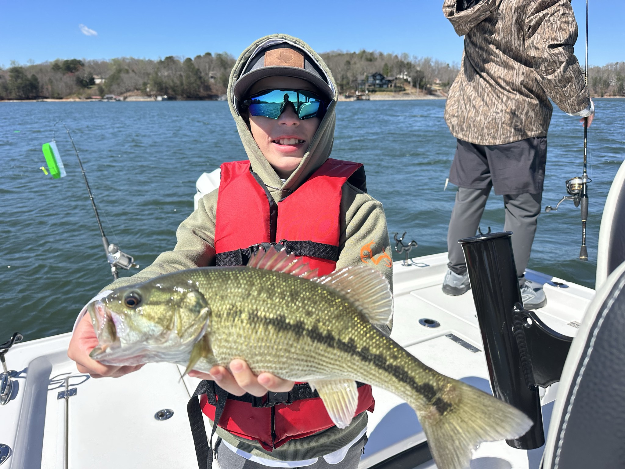 March Striped Bass And Spotted Bass Action