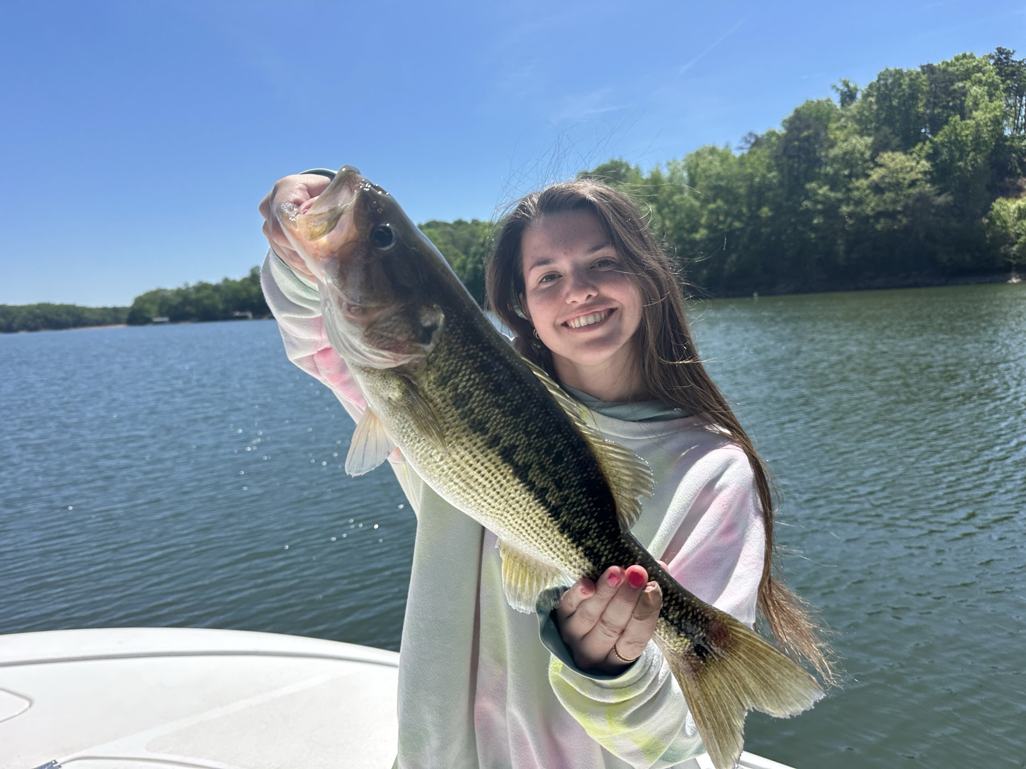 April Bass Action at Lake Lanier