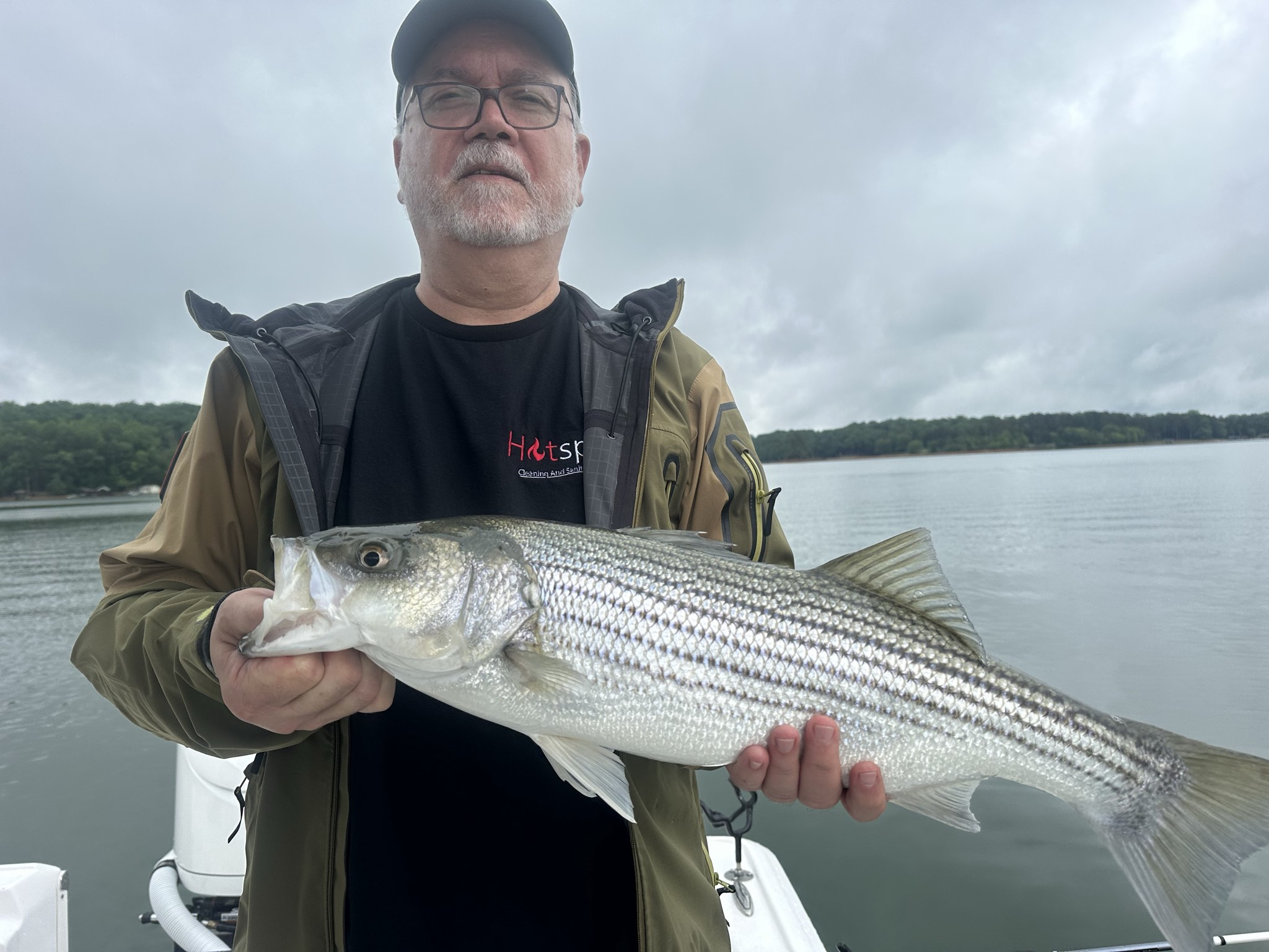 Striped Bass And Spotted Bass Action On Lake Lanier