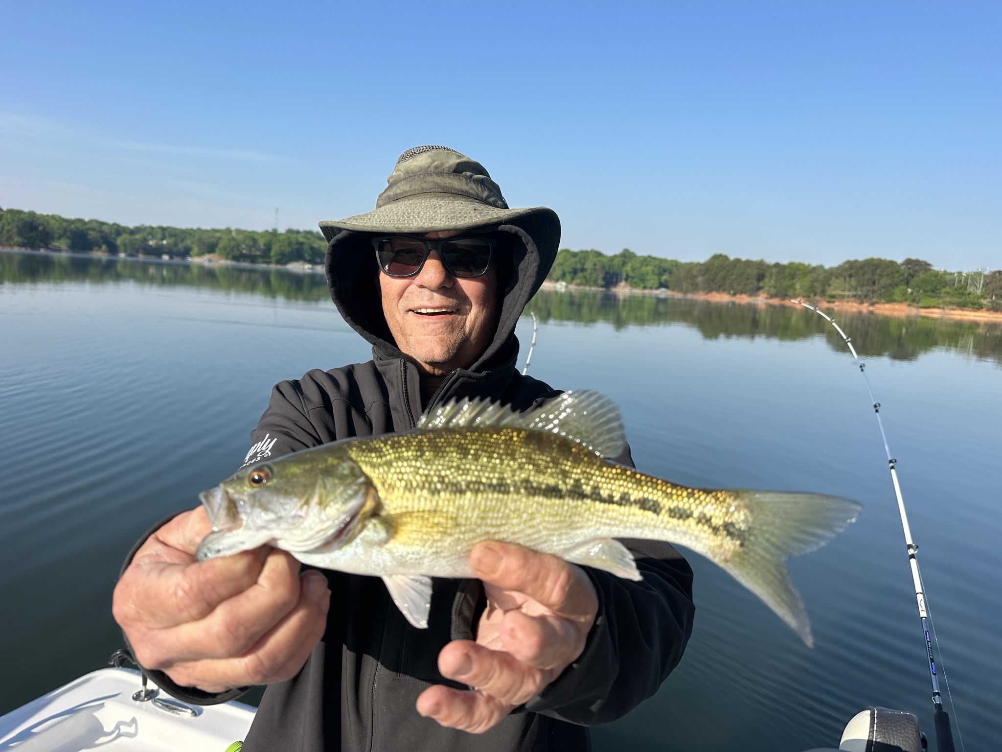 Striped Bass And Spotted Bass On Lake Lanier