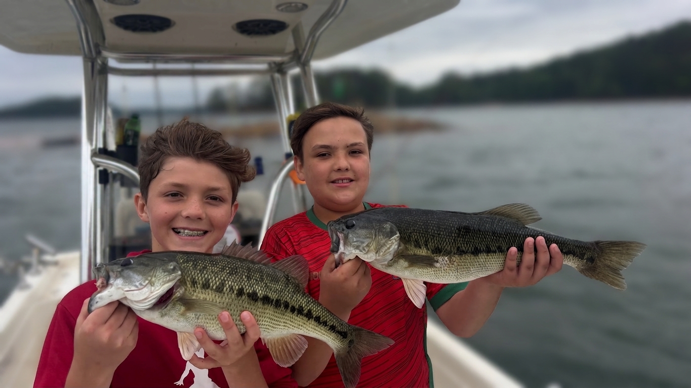 Striped Bass And Catfish Action At Lake Lanier