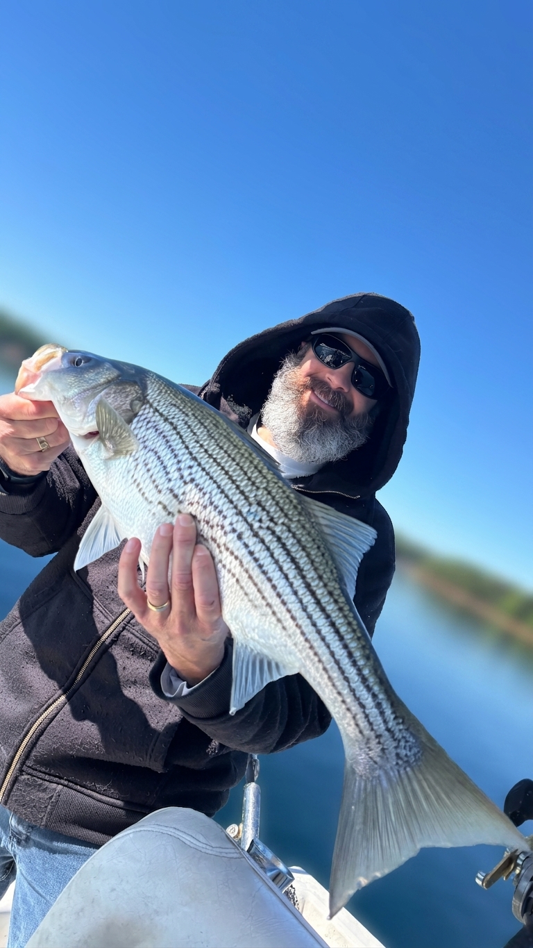 May Striped Bass And Spotted Bass On Lake Lanier
