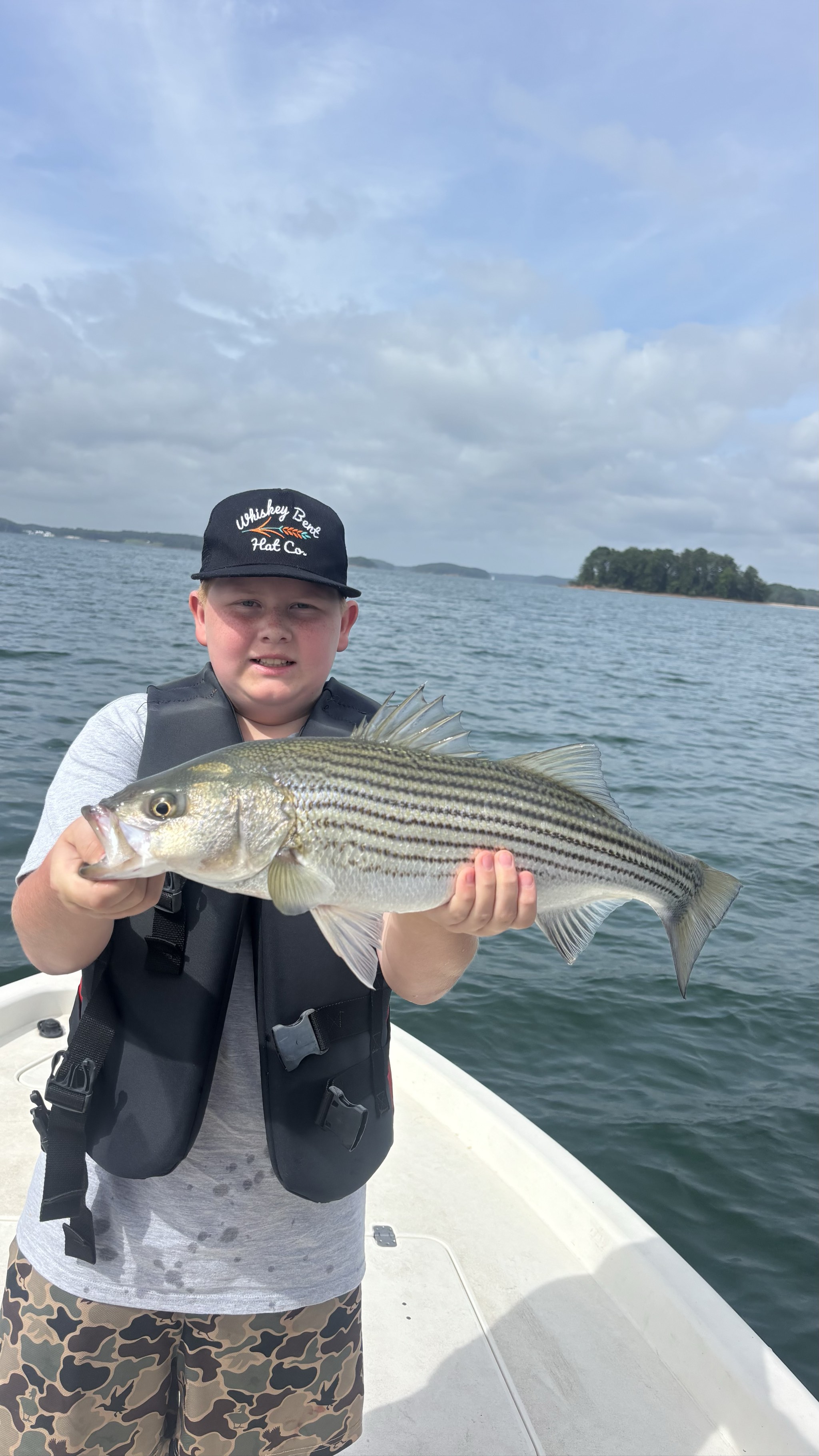 Trophy Striped Bass on Lake Lanier