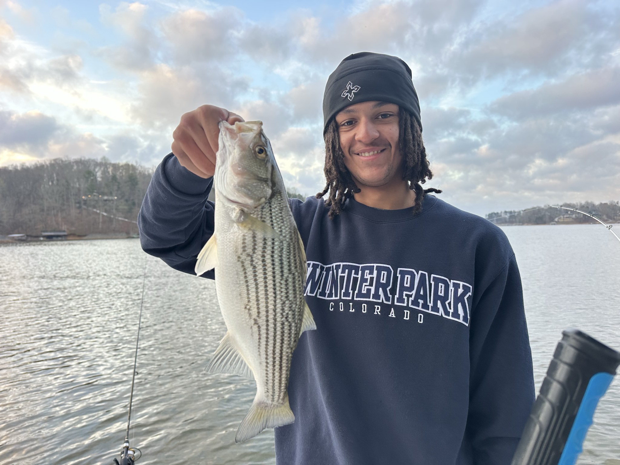 Spring Striped Bass And Spotted Bass On Lake Lanier