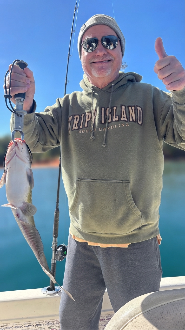 Catfish caught on Lake Lanier, Oct 25, 2026