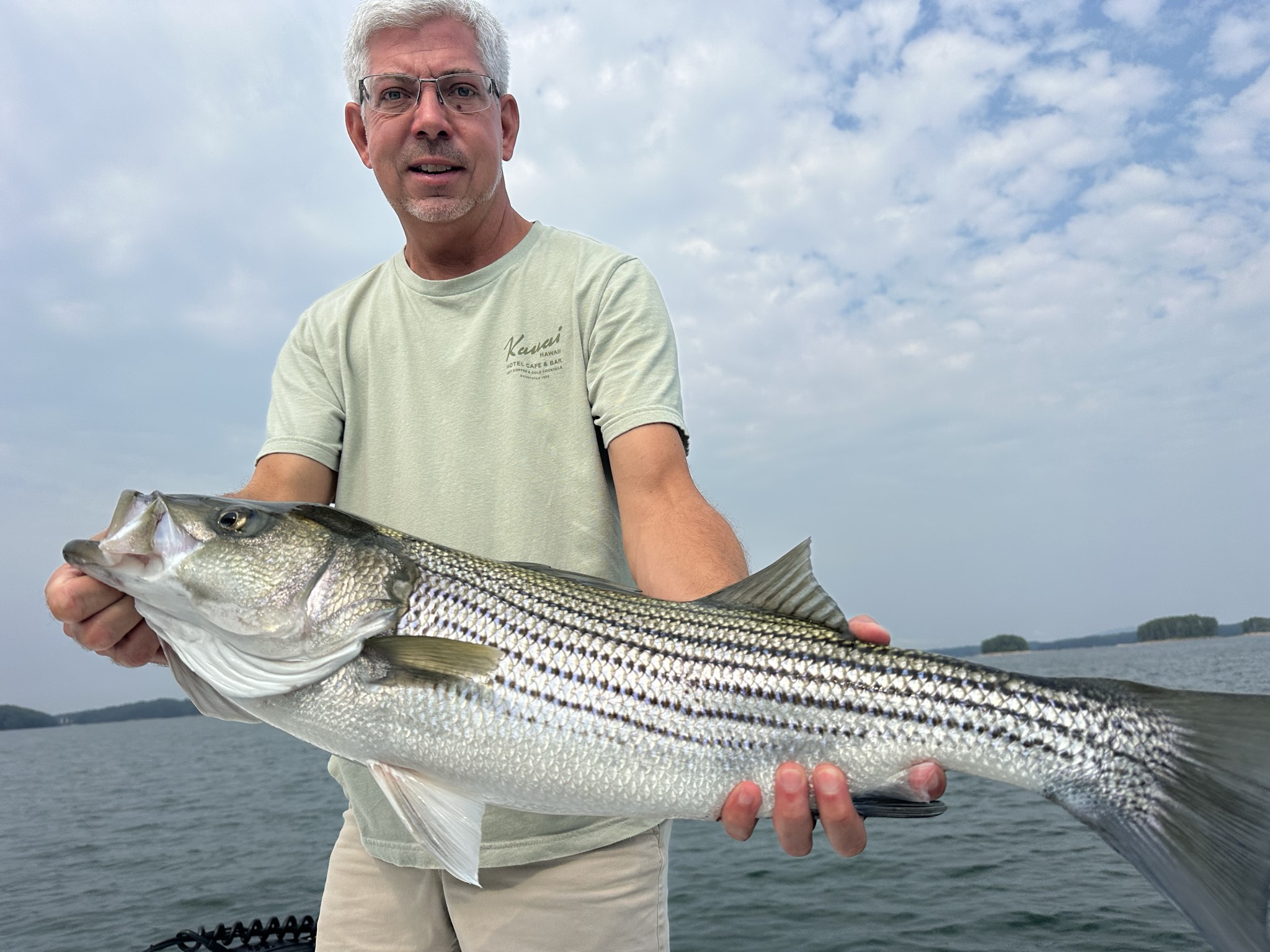 Twelve Stripers Strike Lake Lanier