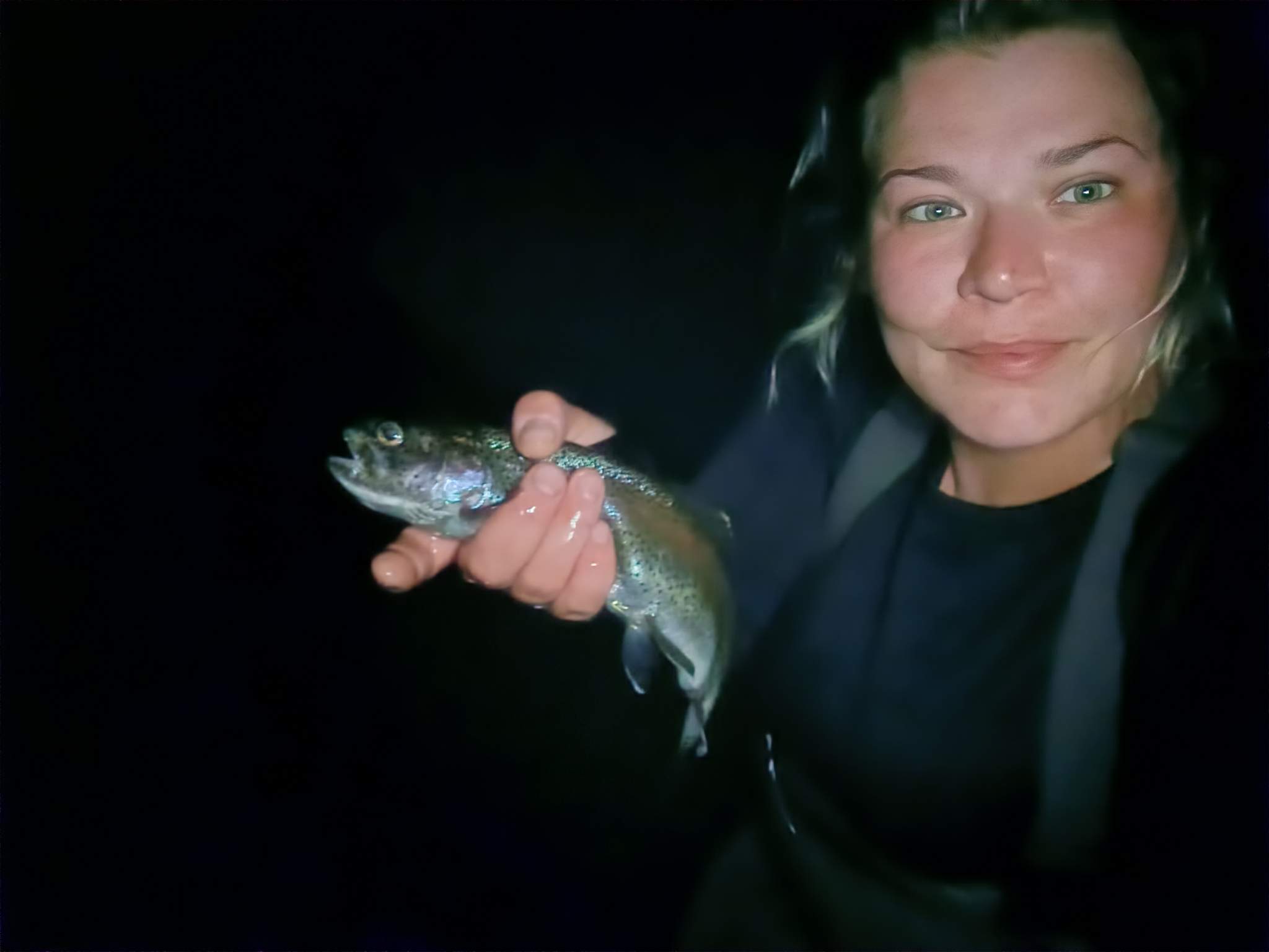 Rainbow trout caught on the White River, Aug 5, 2026