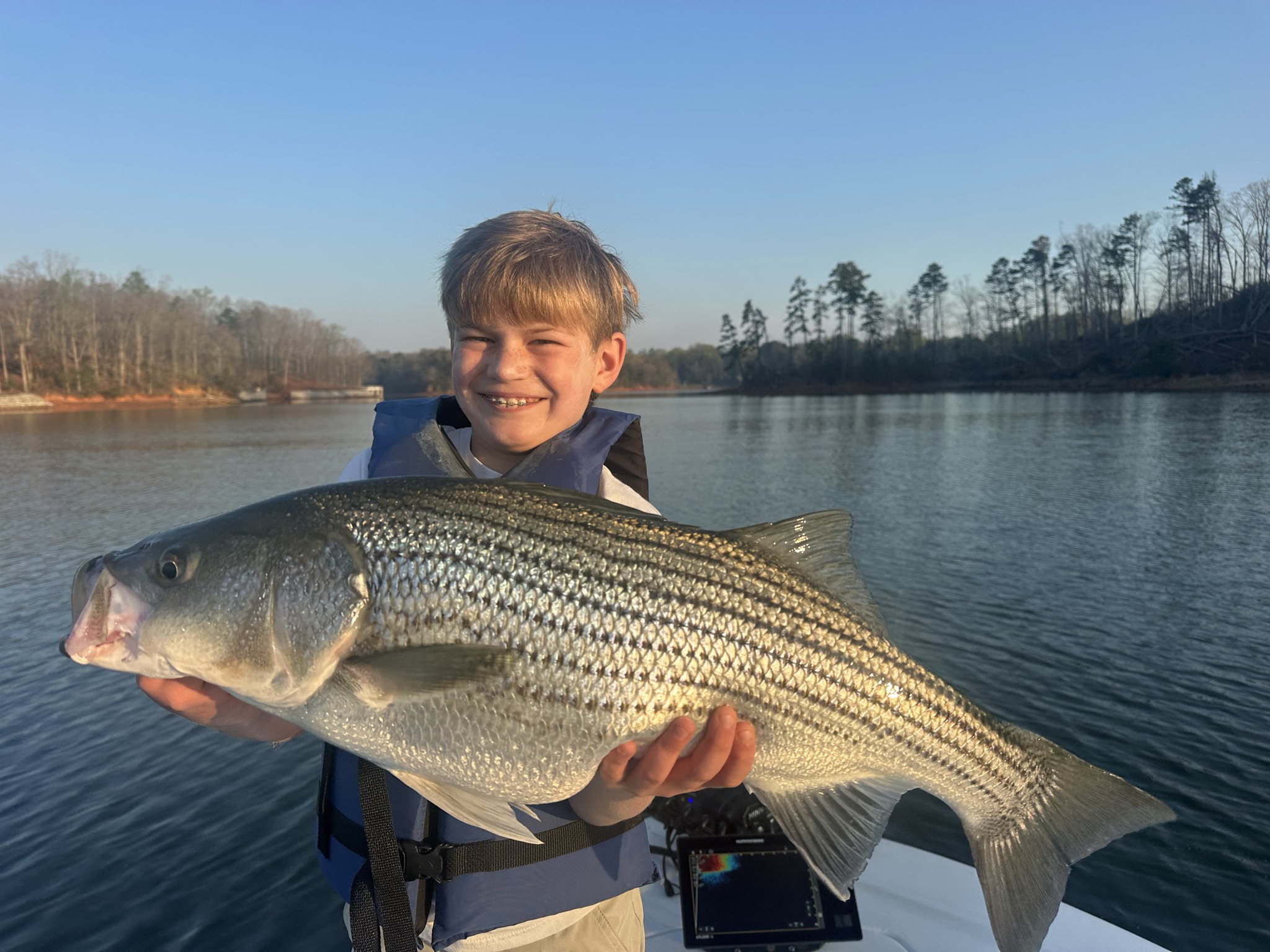 March Striper Action on Lake Lanier