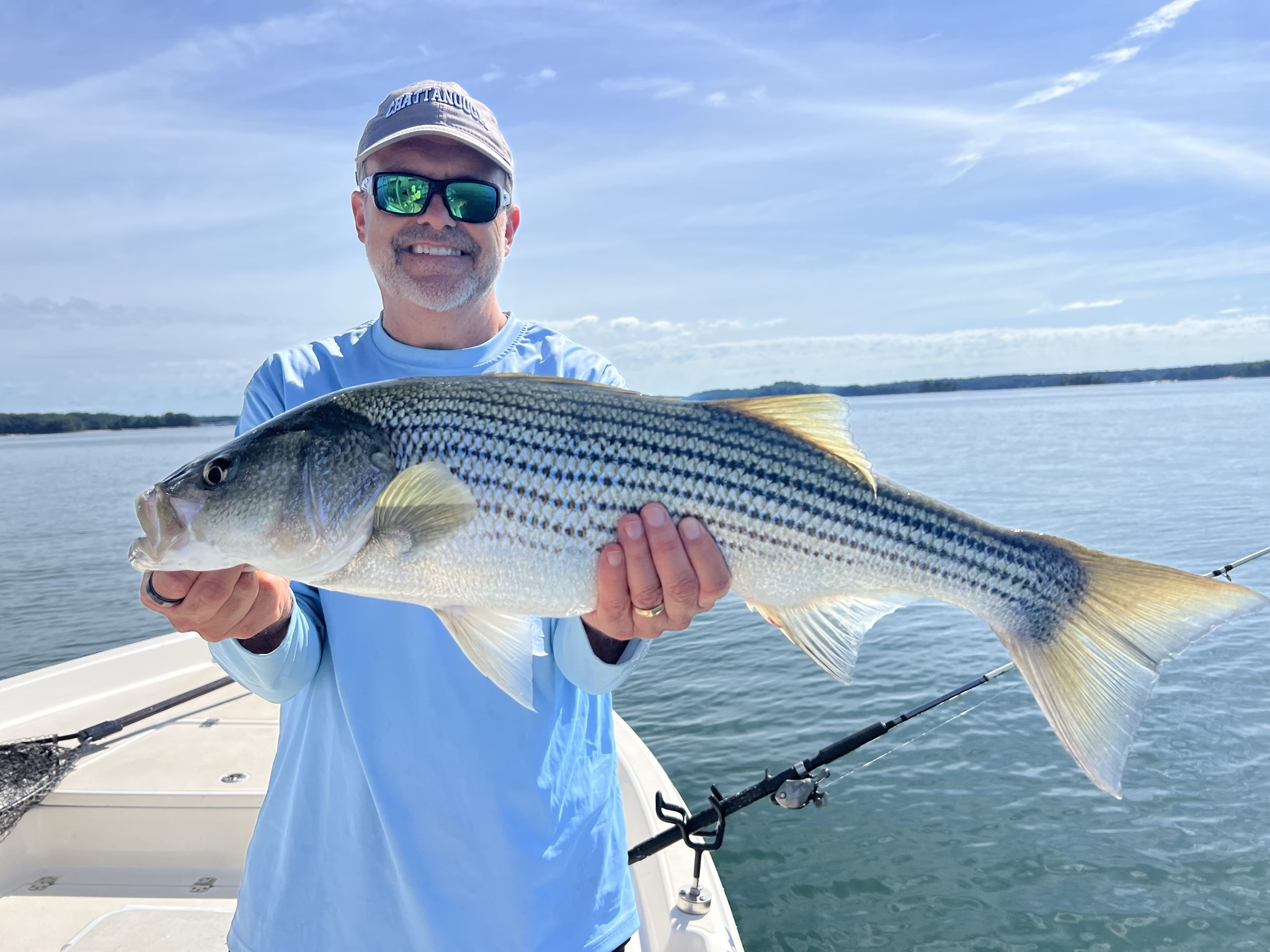 June Spotted and Striped Bass on Lake Lanier