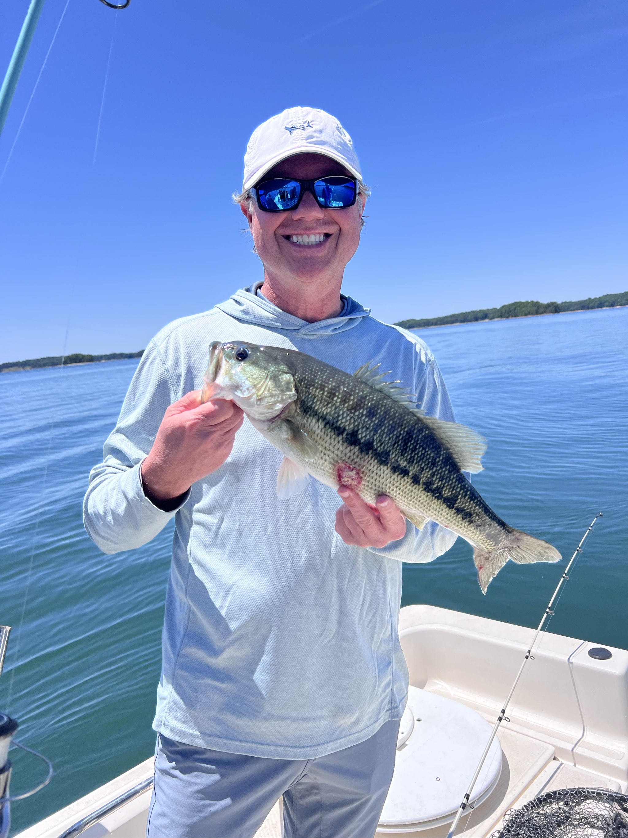 Spotted And Striped Bass On Lake Lanier
