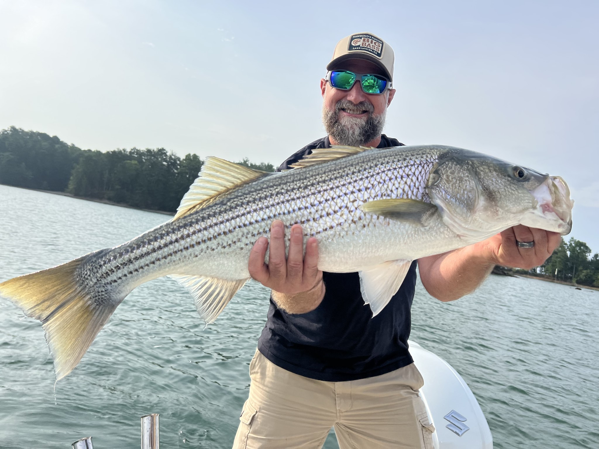 Striped Bass Action On Lake Lanier