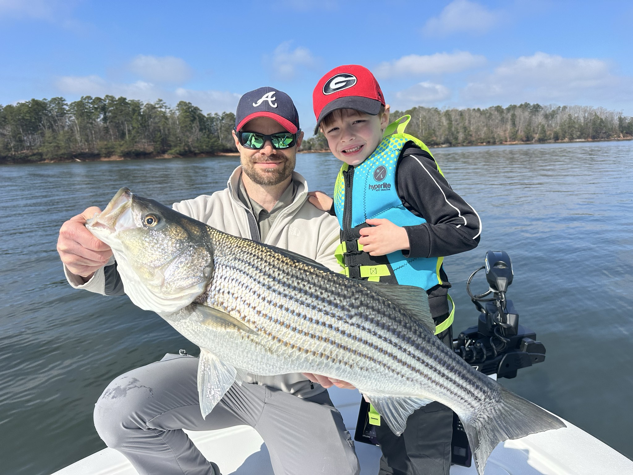 February Bass Action at Lake Lanier