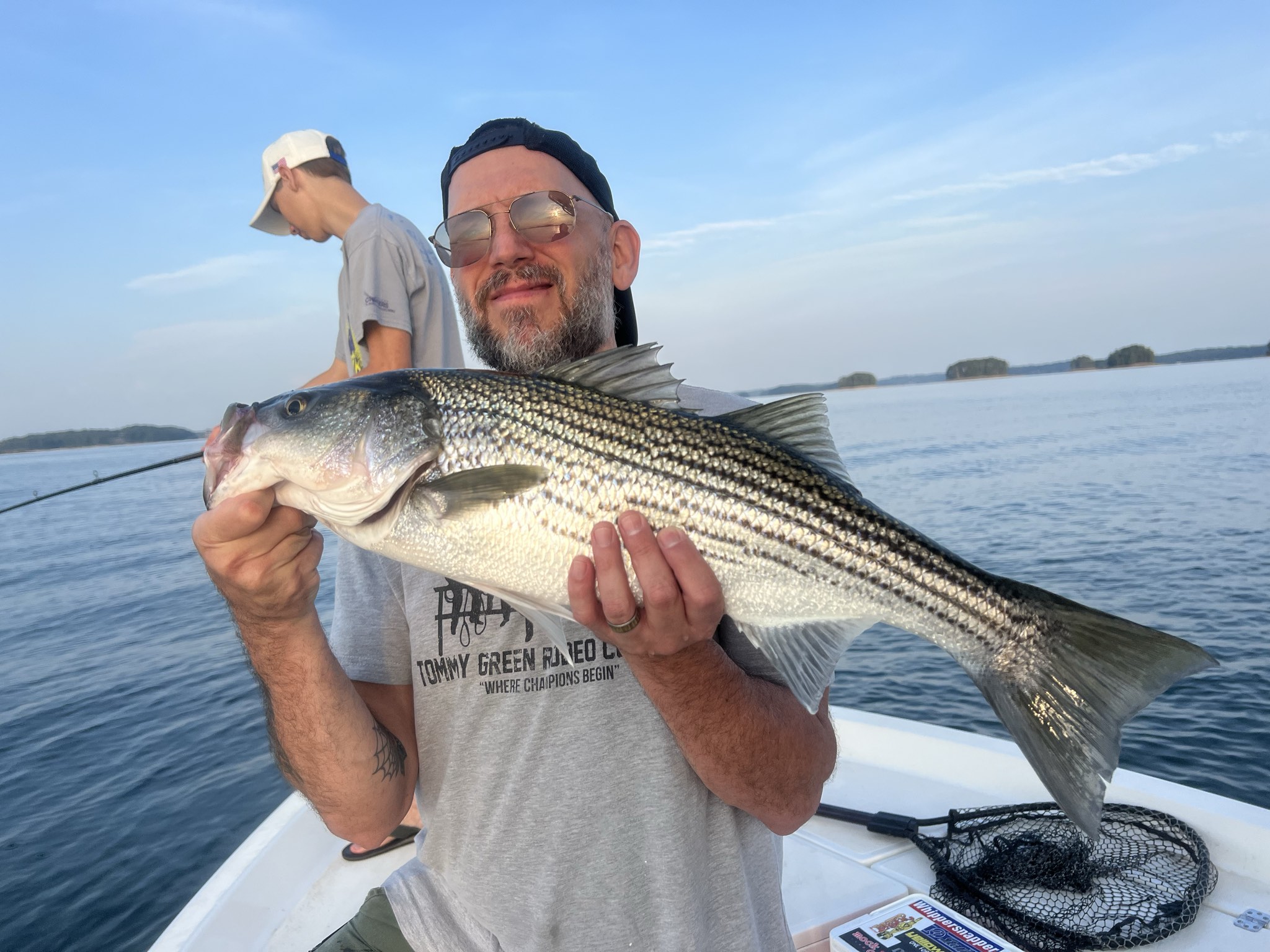 Trophy Striped Bass Lake Lanier Summer