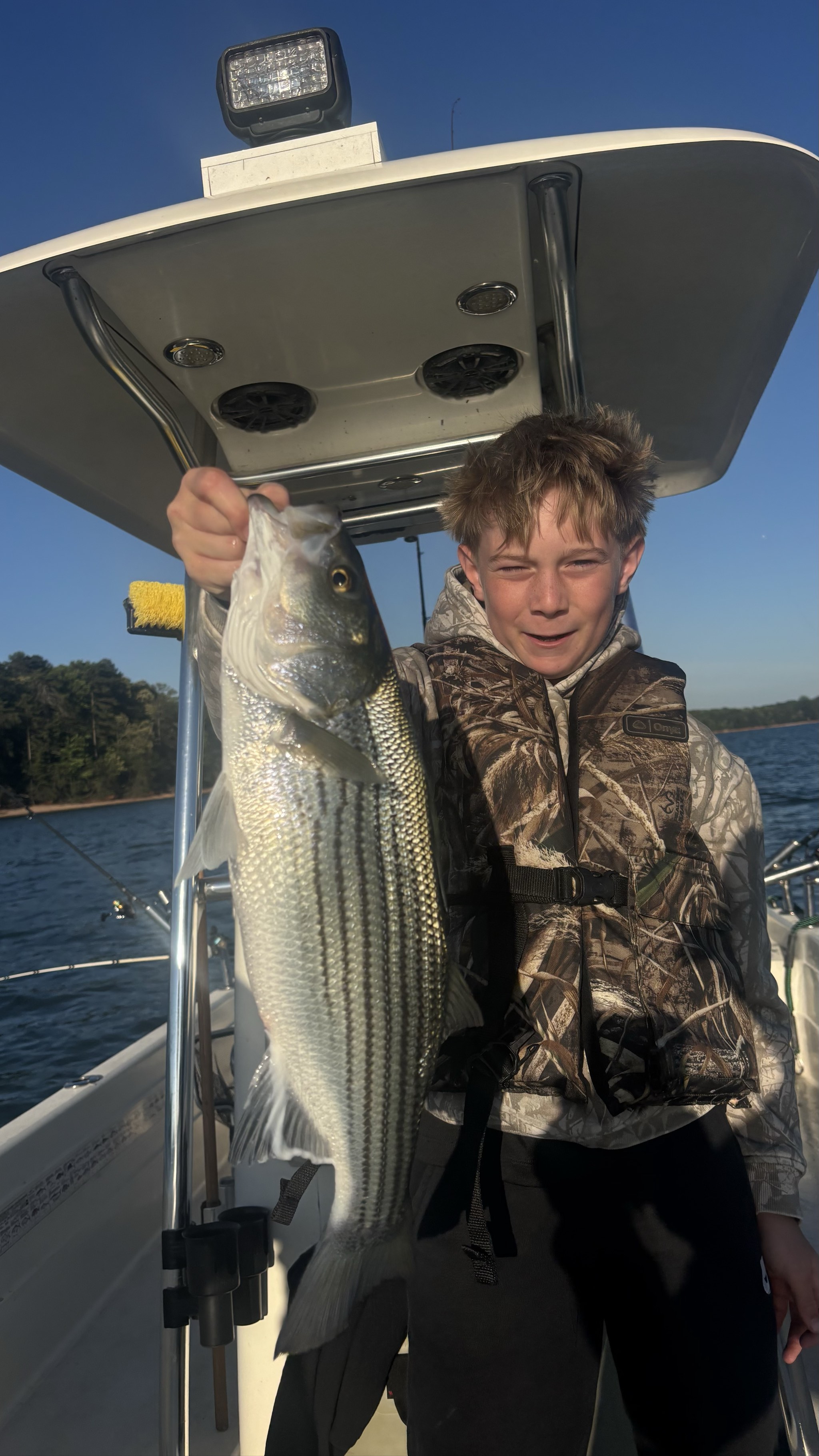 Triple Bass Action on Lake Lanier