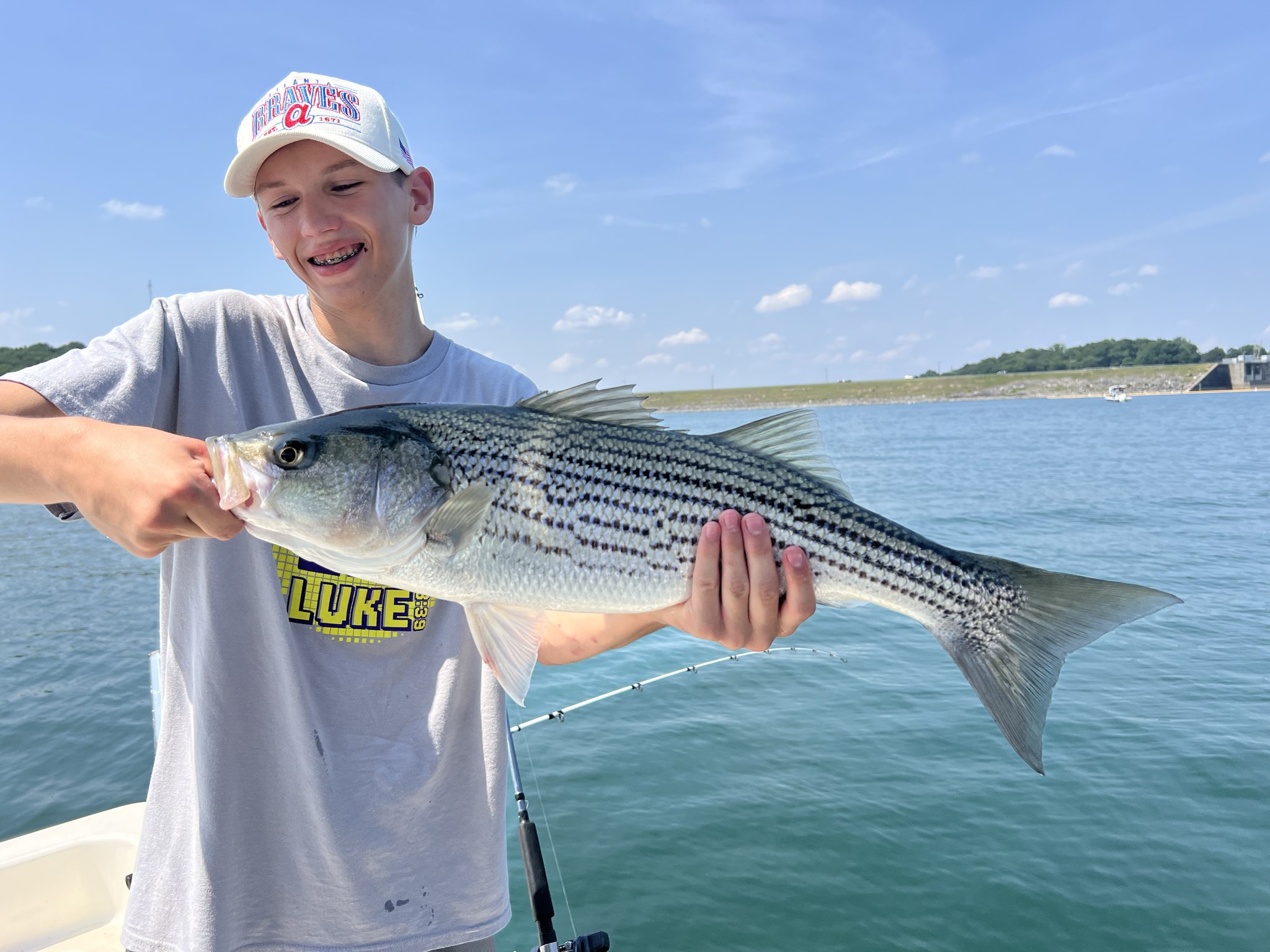 Trophy Striped Bass Lake Lanier Summer