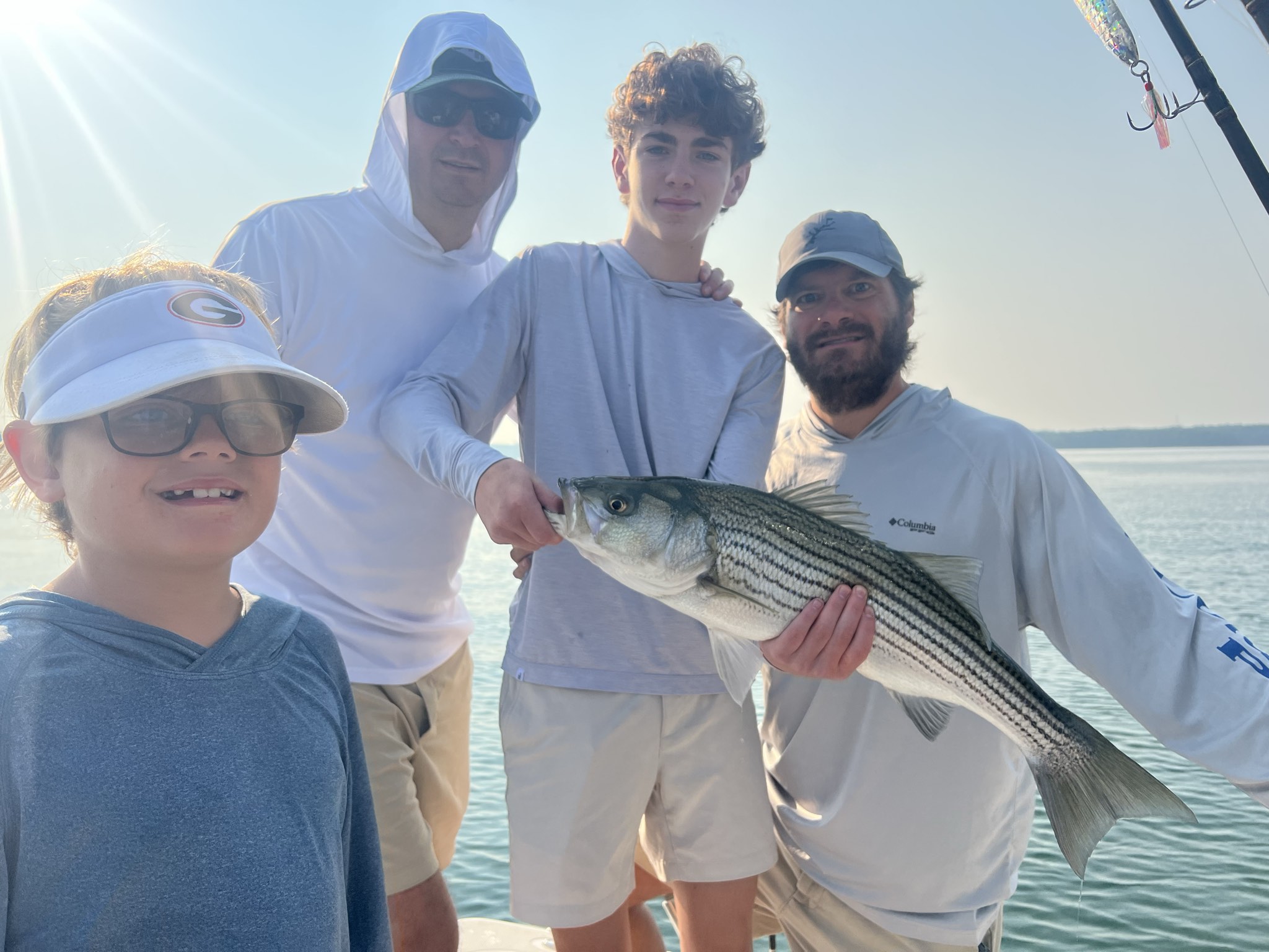 Striped Bass And Spotted Bass Lake Lanier
