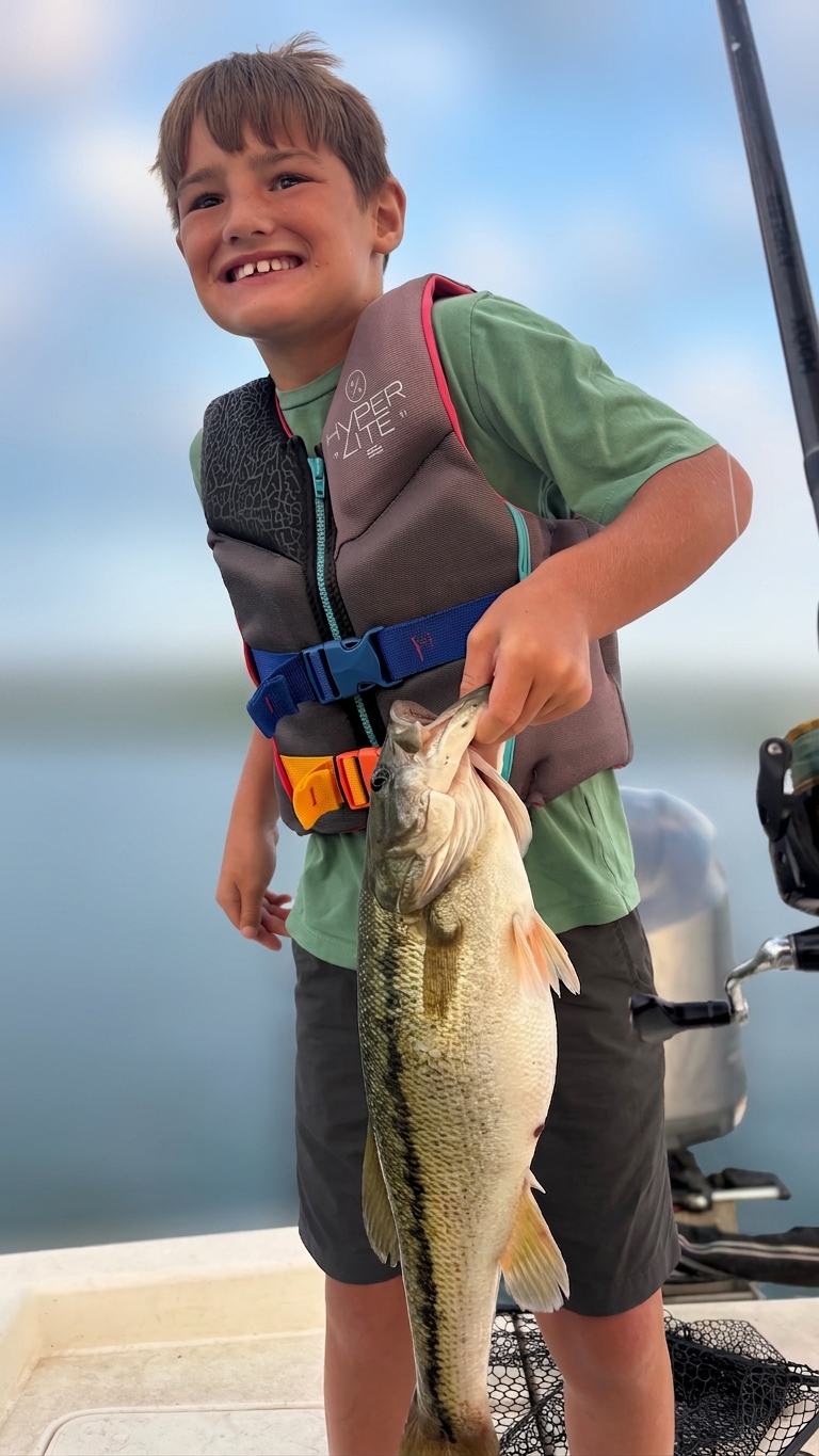 Sunset Bass Action On Lake Lanier