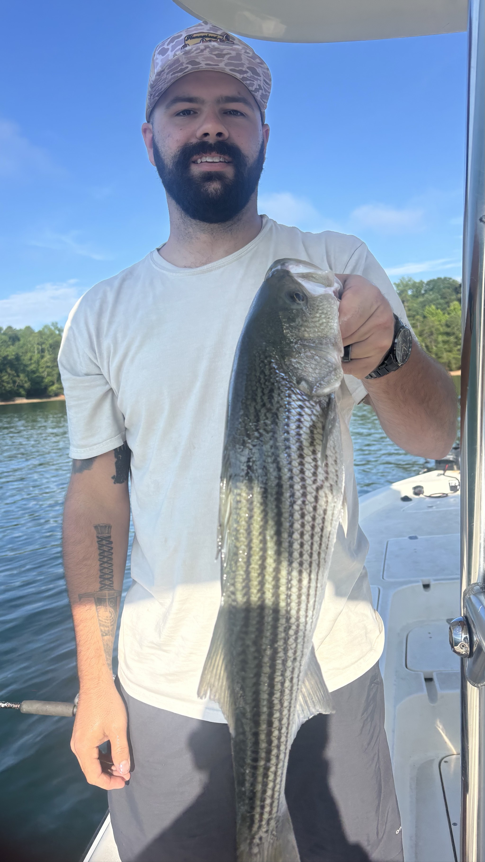 Trophy Stripers And Catfish On Lake Lanier