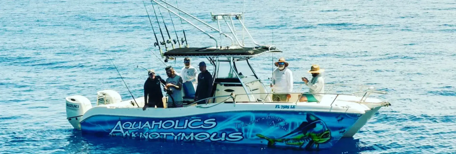Captain Sonny Richards's boat — 28' World Cat