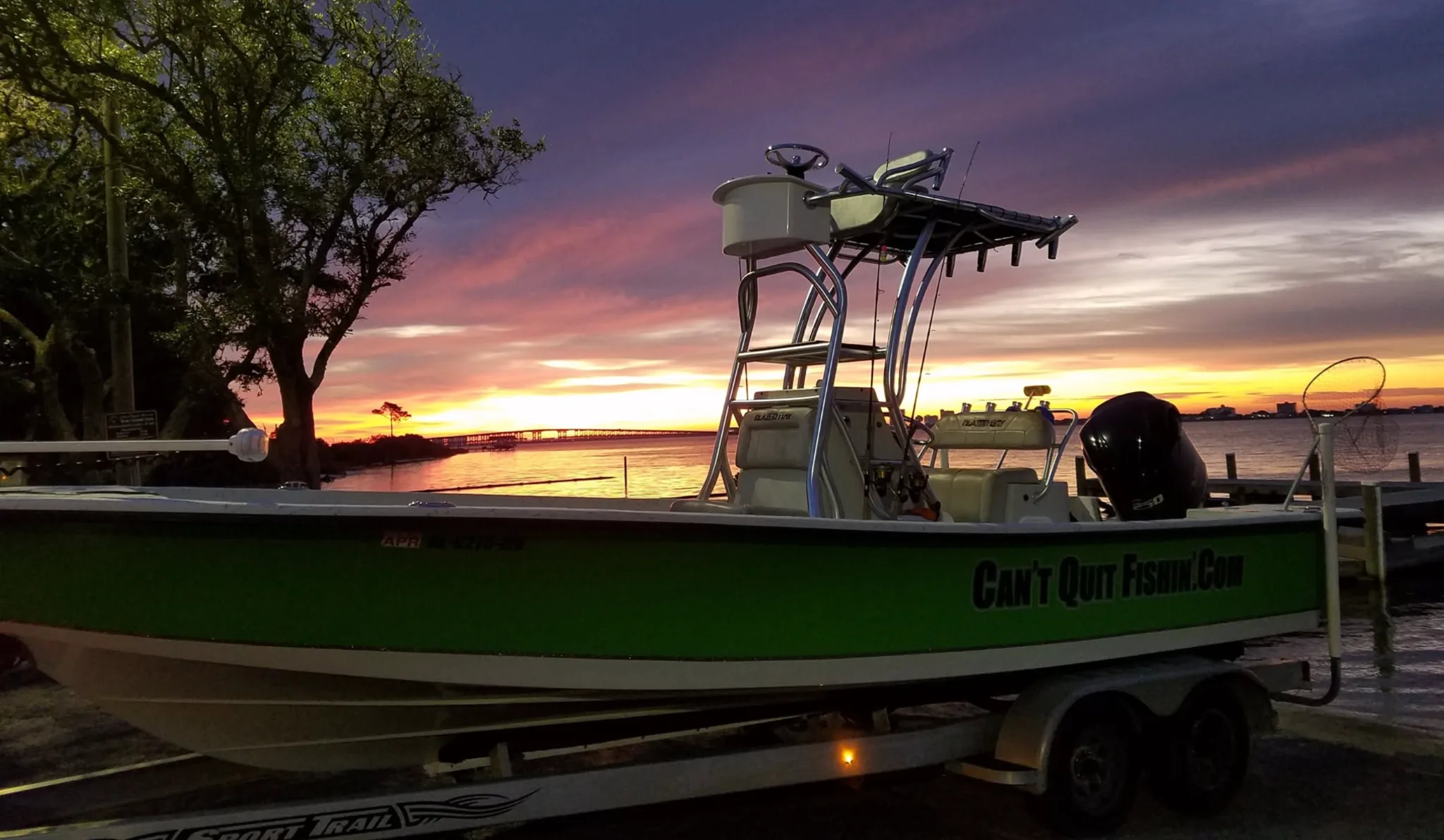 Captain Lee King's boat — 24ft Blazerbay
