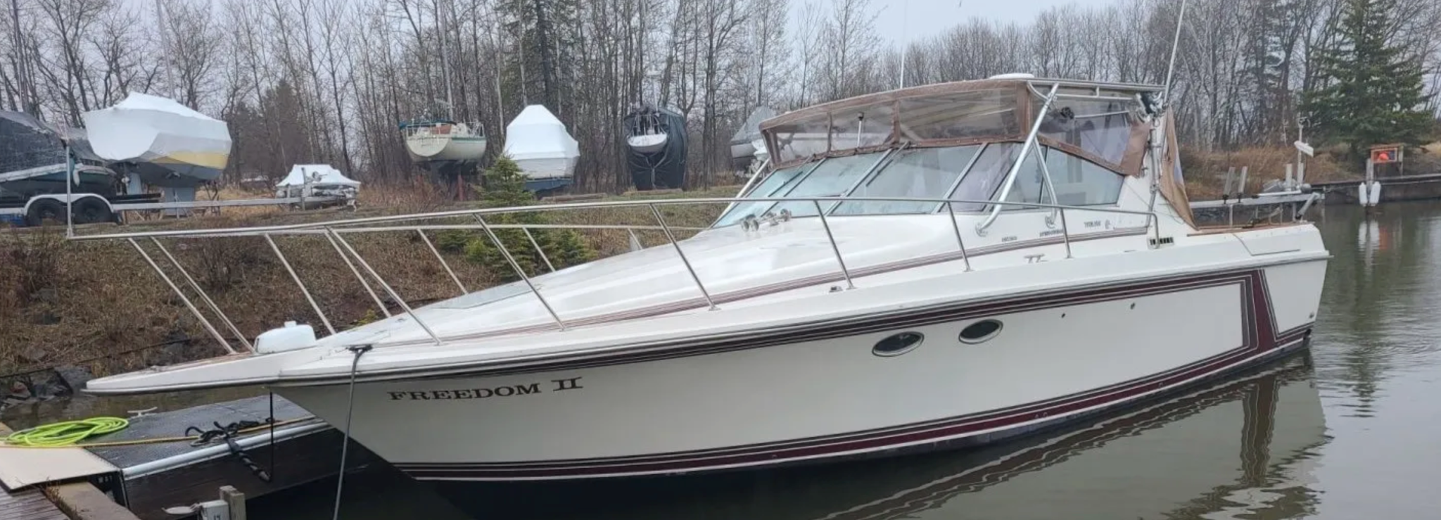 Captain Paul Morris's boat — 33' Freedom II