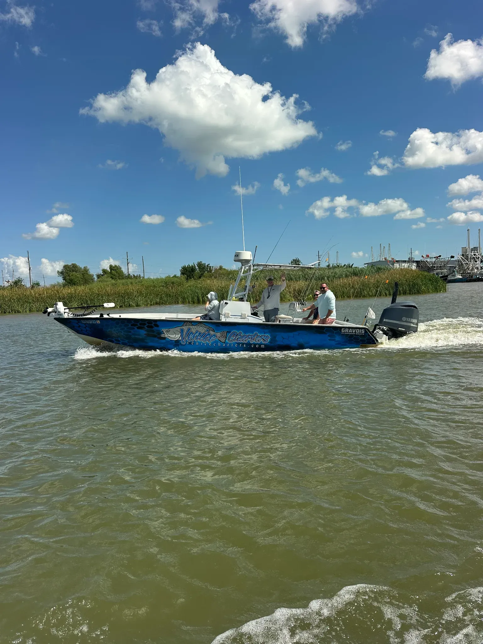 Captain Brent Roy's boat