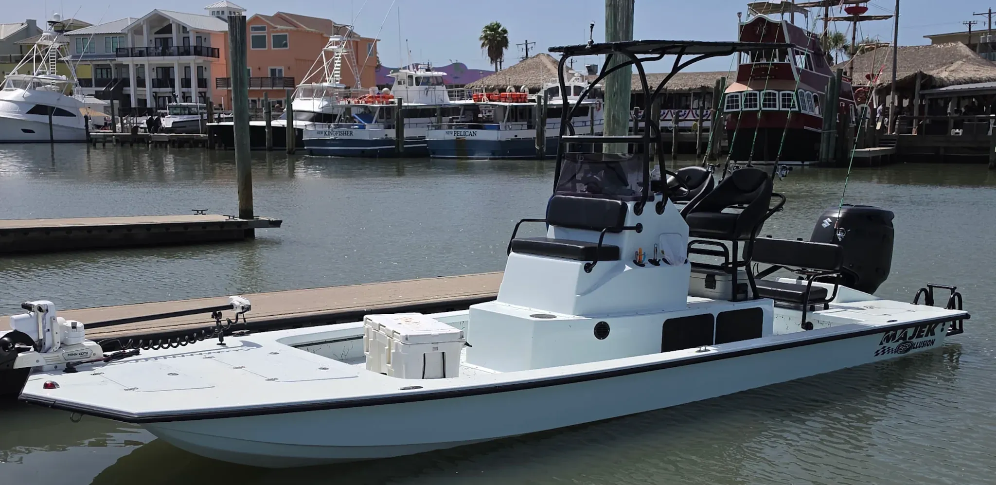 Boat operated by Captain Alex