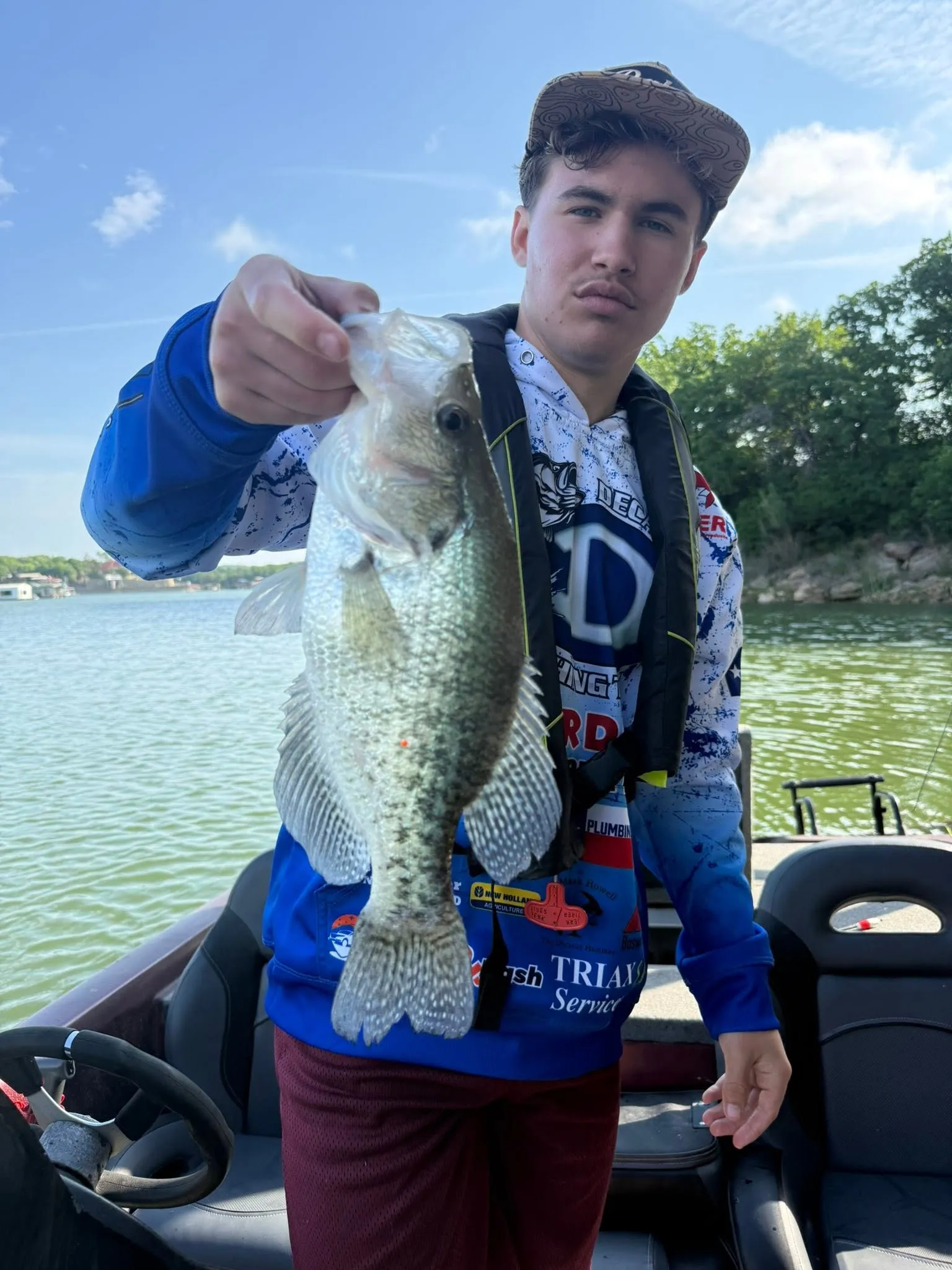 Crappie in a fishing photo from Catch The Obsession Guide Service