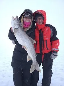 A pair of anglers fishing in Minnesota