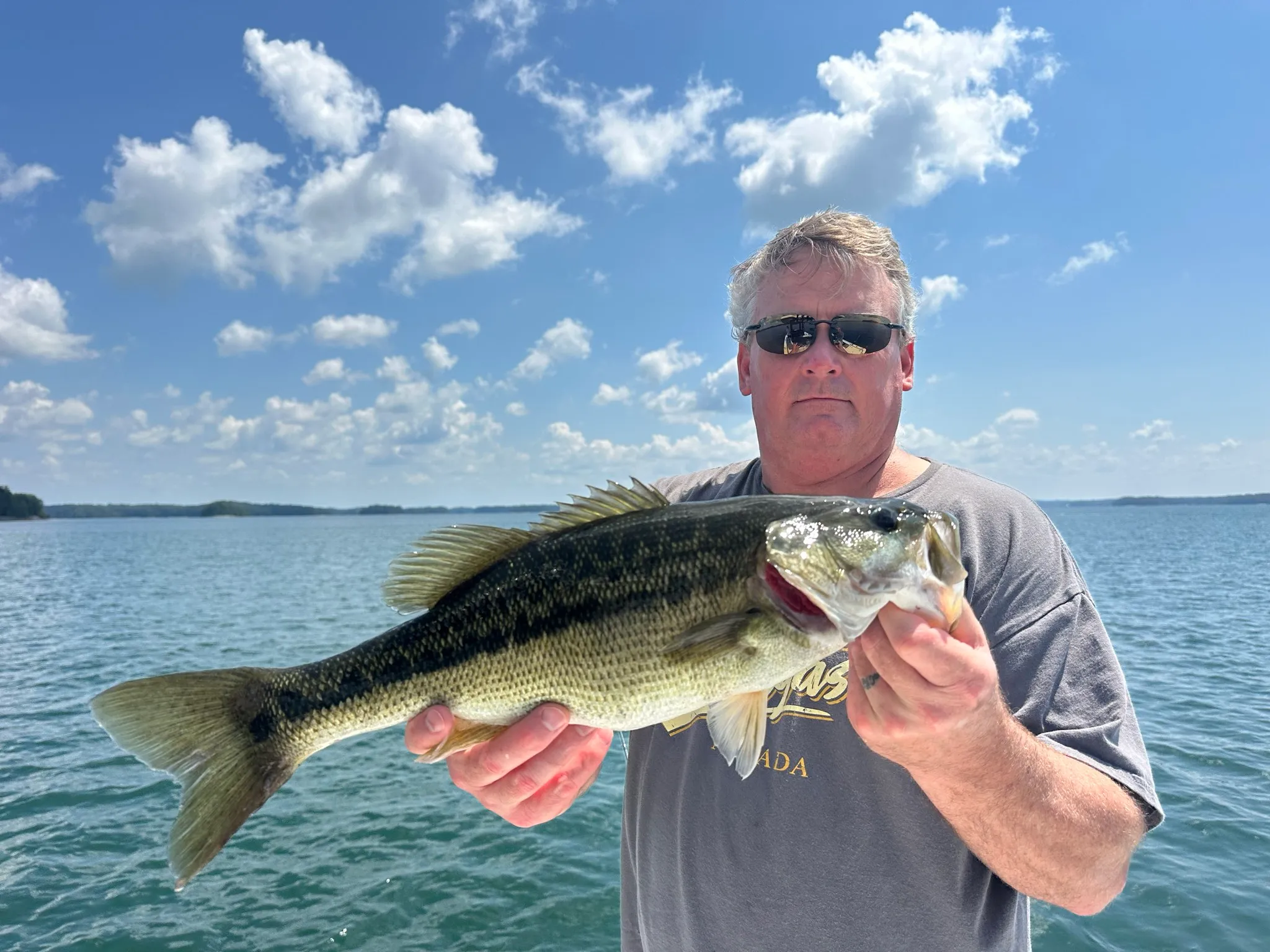 Lake Lanier fishing — August 2026